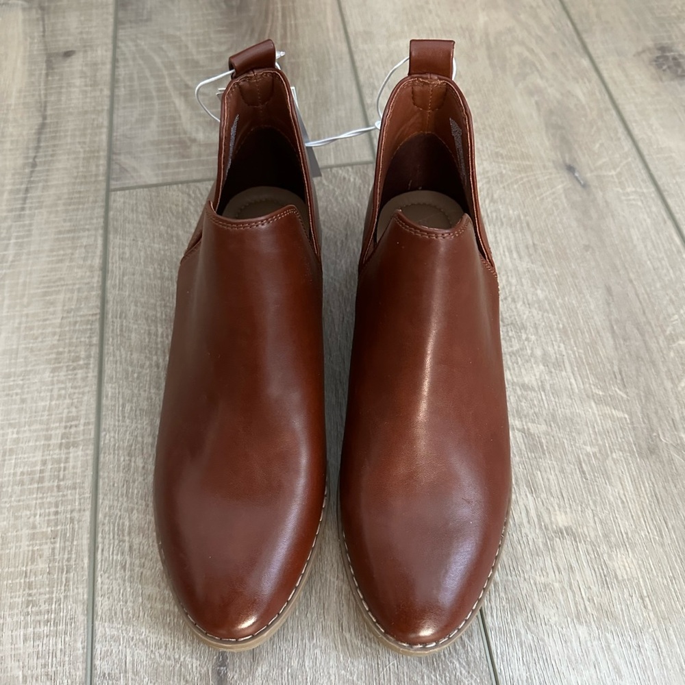 Cognac Brown booties NWT - Picture 4 of 6
